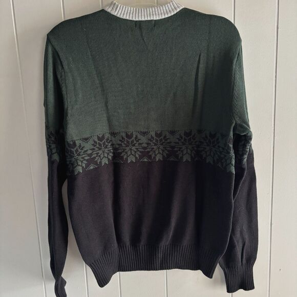 Dockers Young Men's Small Winter Festive Christmas Crewneck Pullover Sweater #F - Picture 3 of 6